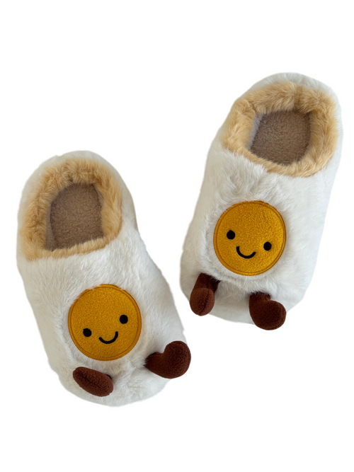 Fluffy Jellycat Egg Slipers