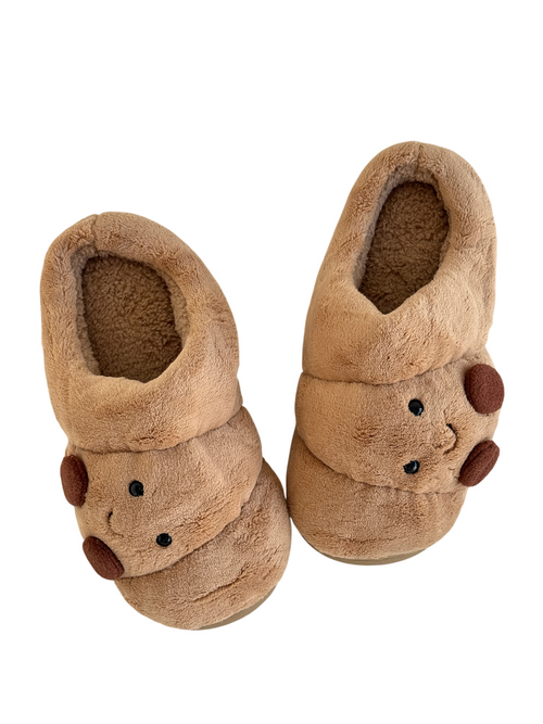 Fluffy Jellycat  Croissant Slippers